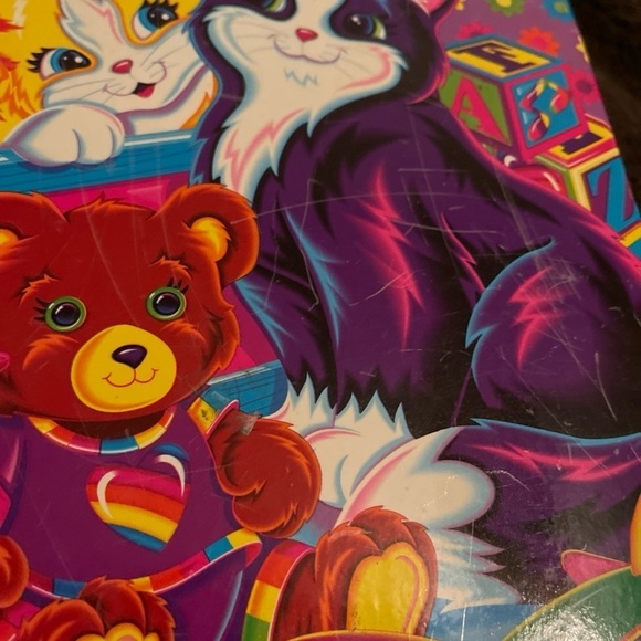 Lisa Frank My Memory Book 3 Ring Binder Cats Teddy Bear Pony - Read And See - Picture 11 of 16